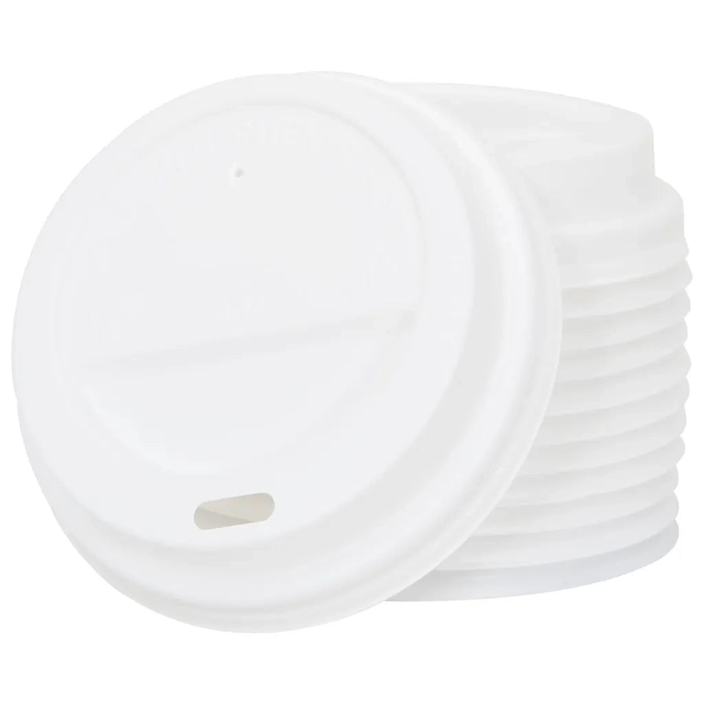 Tazze da CaffÃ¨ in Carta con Coperchi 1000 pz 8oz 200 ml