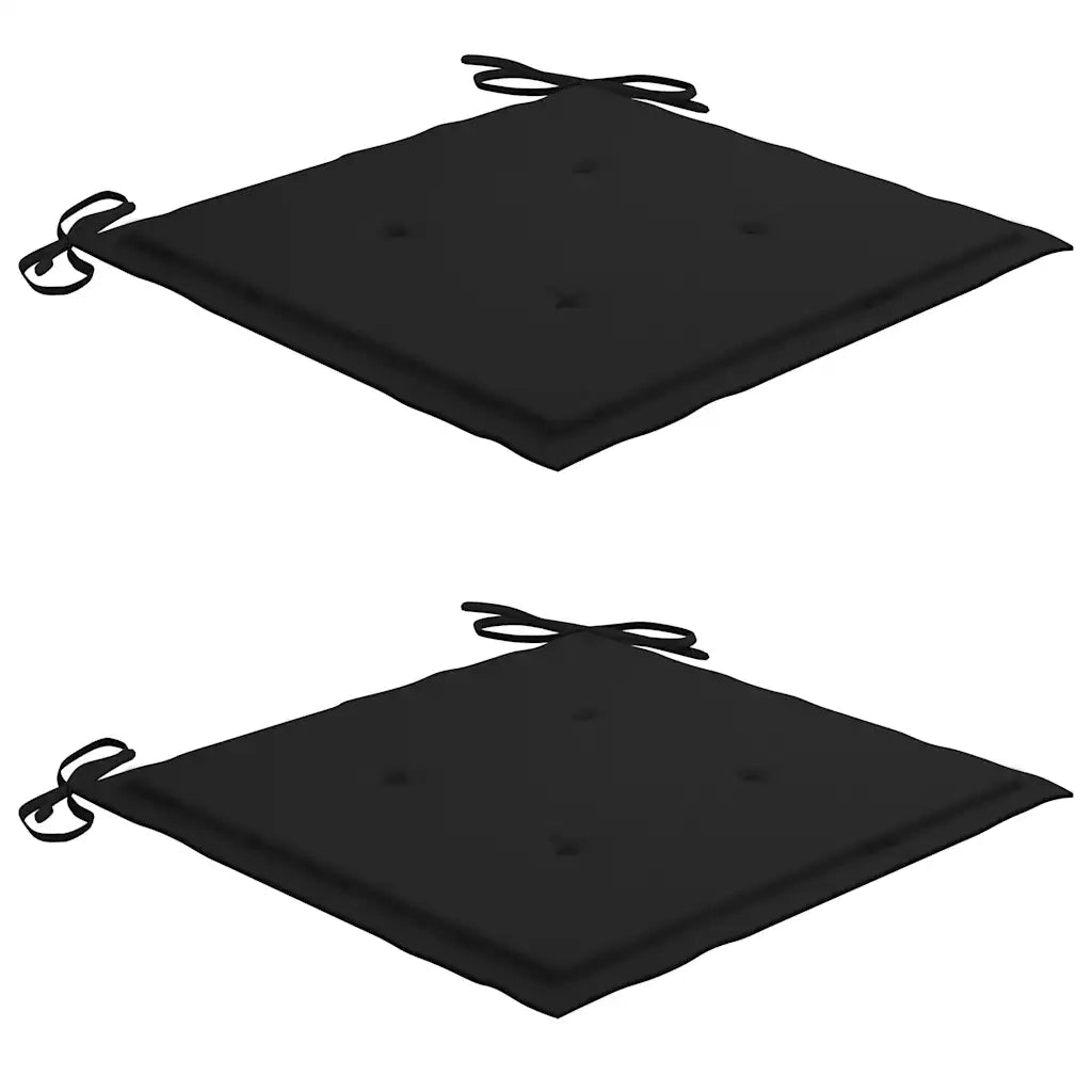 Sedie da Giardino 2 pz con Cuscini in Legno Acacia e Acciaio 3061495