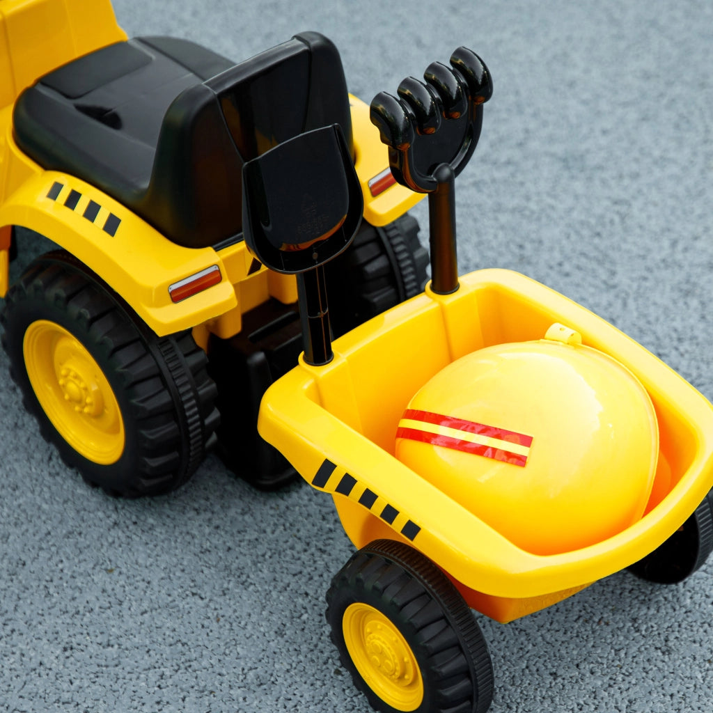 Camion Giocattolo per Bambini ¨C Minimal ¨C Giallo PP e Metallo 91x29x44 cm