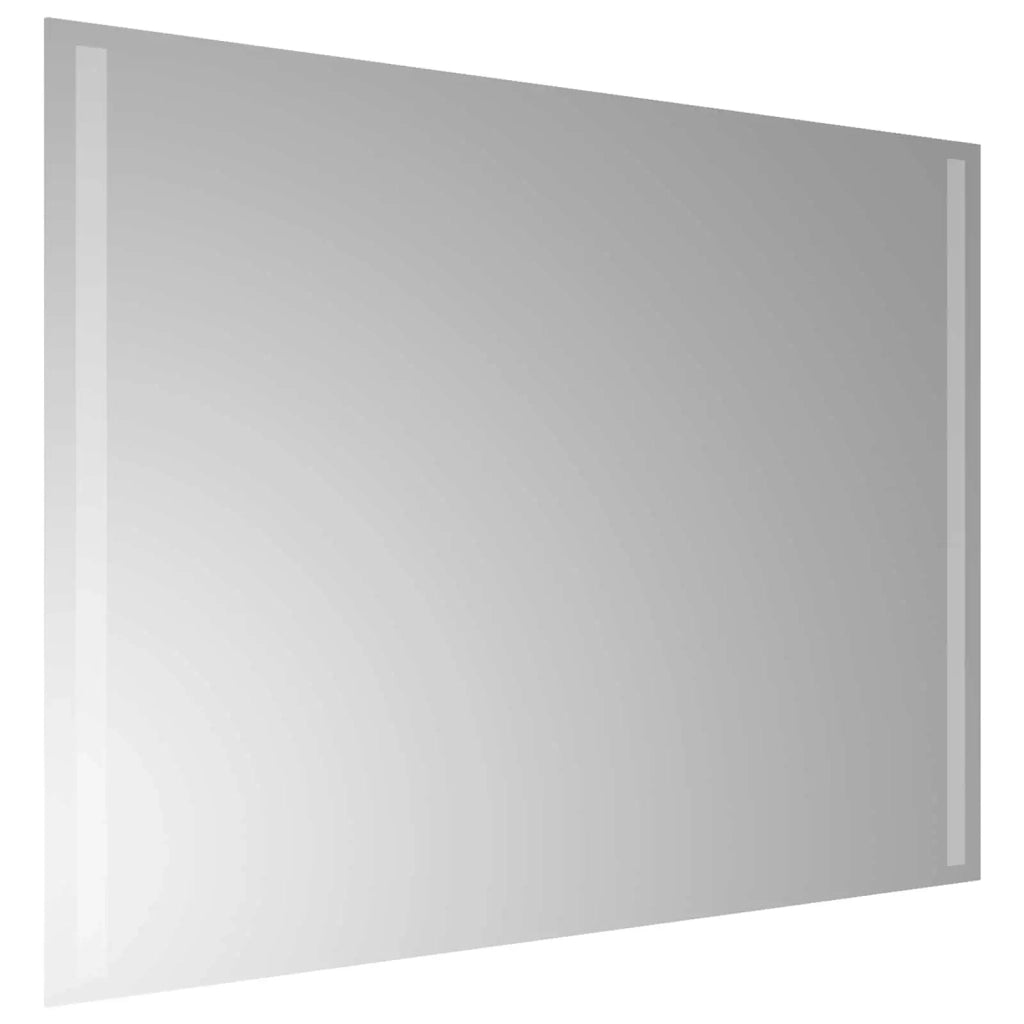 Specchio da bagno LED Trasparente 80 x 60 cm vetro temperato 42045799