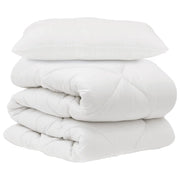 Set di Piumoni con cuscino 2 pz | Duvet Bianco Microfibra