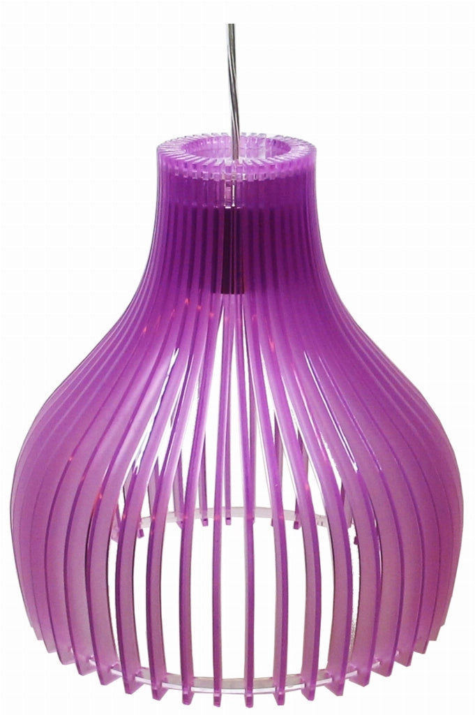 Candellux Buren lampada a sospensione Ø26 viola cromo