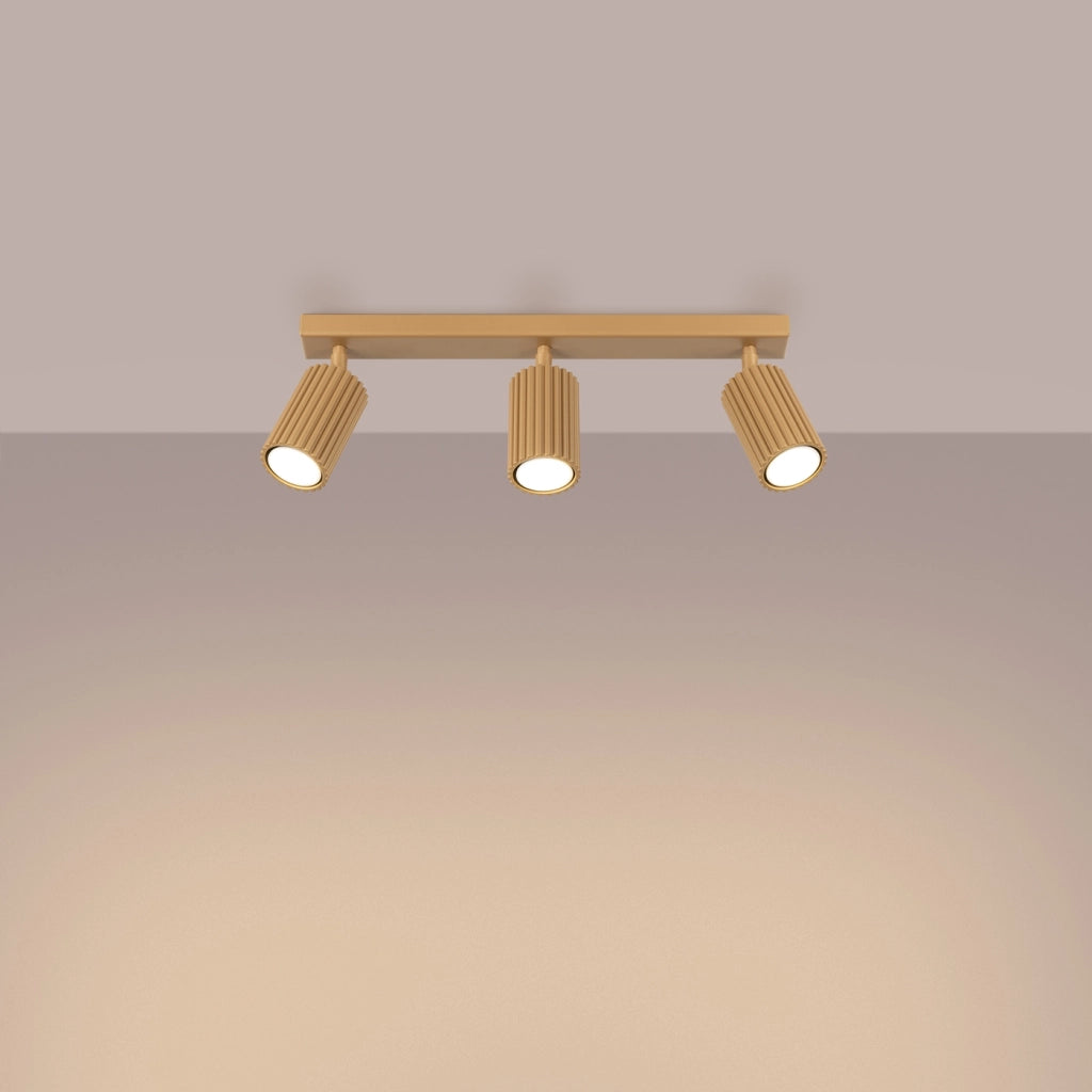 Lampada da soffitto KARBON 3L oro