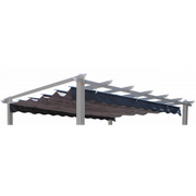 TELO GAZEBO ASTORIA 3 X 3 GRIGIO