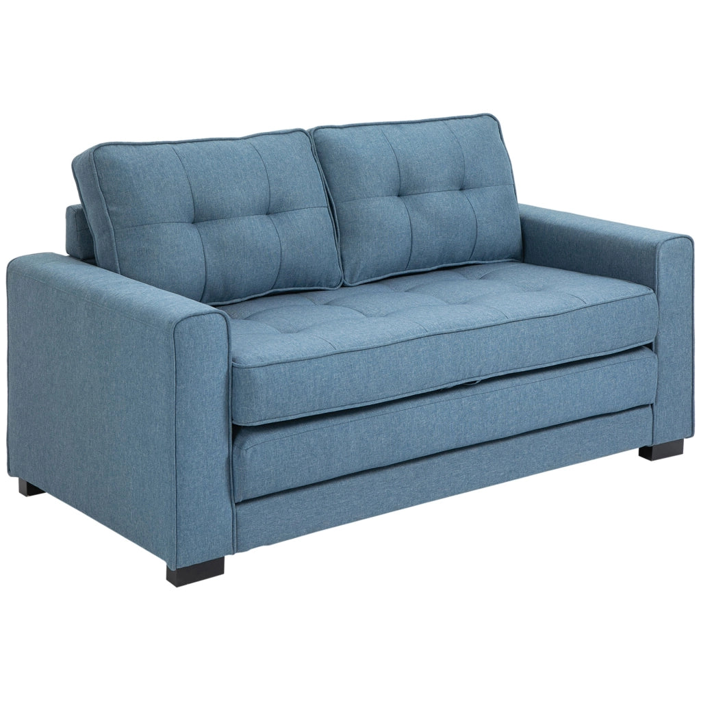 Divano letto 2 posti ¨C Minimal ¨C blu 147.5x75x85 cm