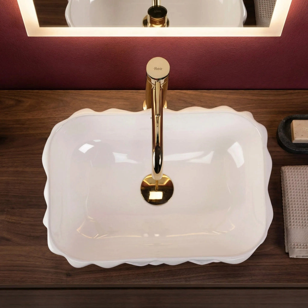 Lavabo Da Appoggio Rea Zamia