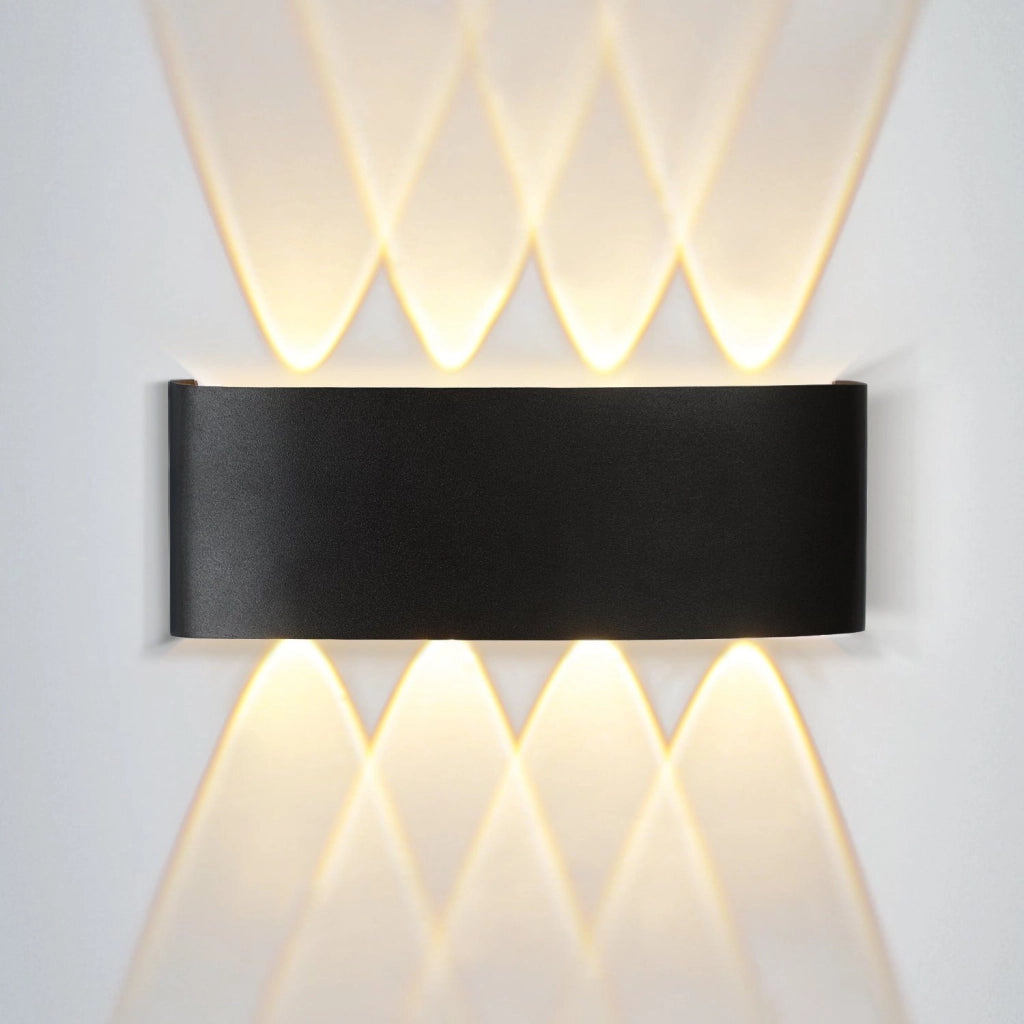 ZMH Moderna lampada da parete LED per esterni con luce su e giù lampada da parete per esterni camera da letto corridoio
