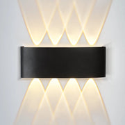 ZMH Moderna lampada da parete LED per esterni con luce su e giù lampada da parete per esterni camera da letto corridoio