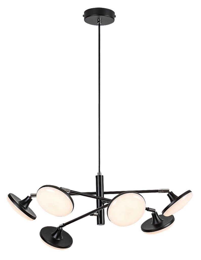 Lampada a sospensione LED Madi Rabalux 24W nera Ø60