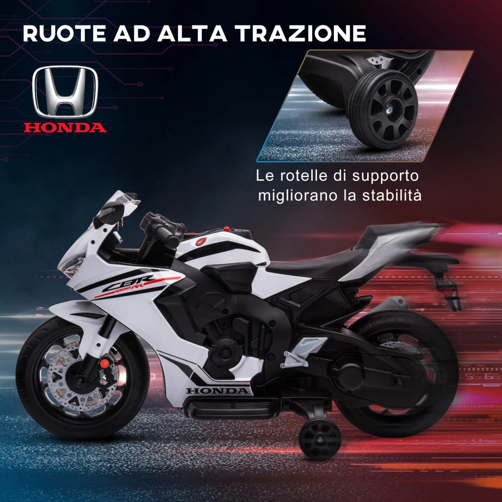 Moto Elettrica per Bambini ¨C Minimal ¨C Bianco