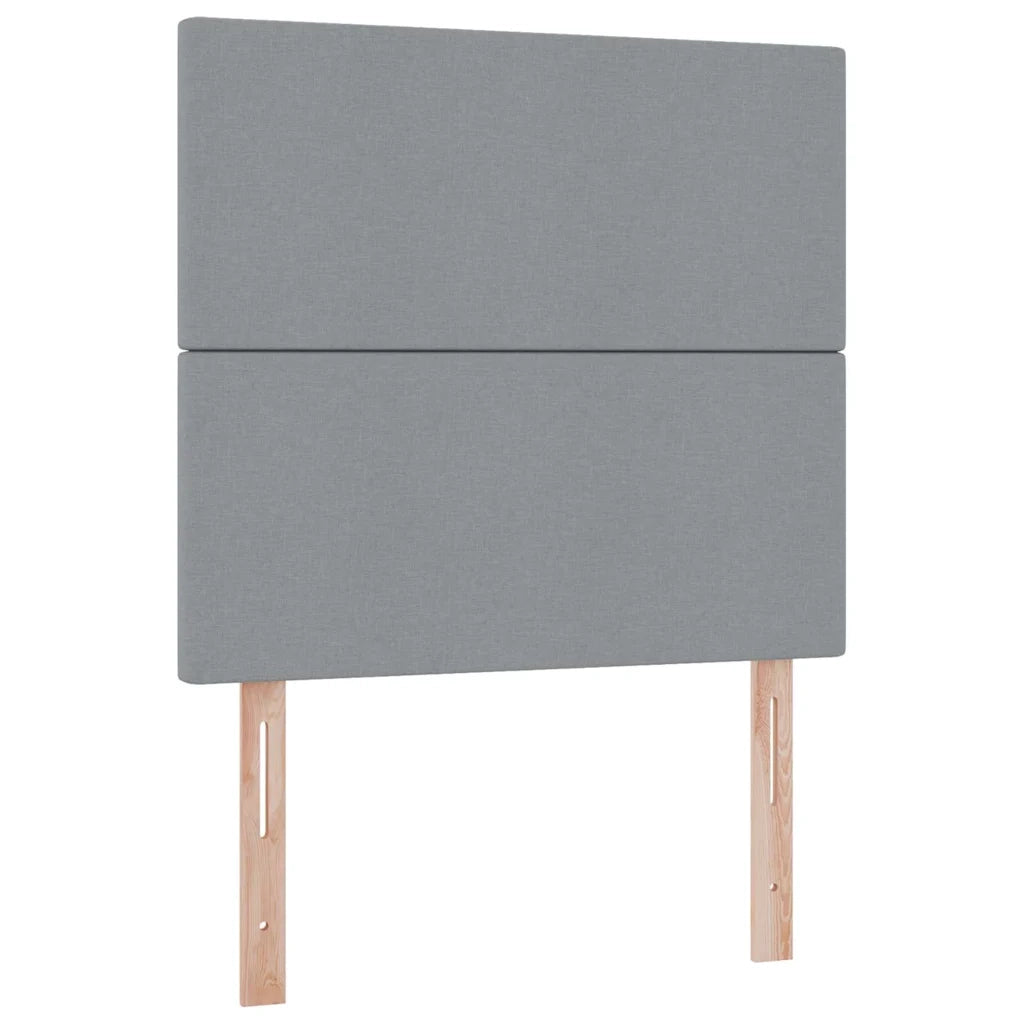 Letto con contenitore e materasso Grigio chiaro 90 x 200 cm 3371691