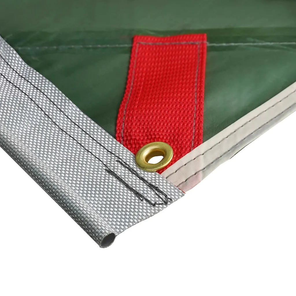 Tarp resistente all'acqua con tetto Verde 240 x 460 cm 42001035