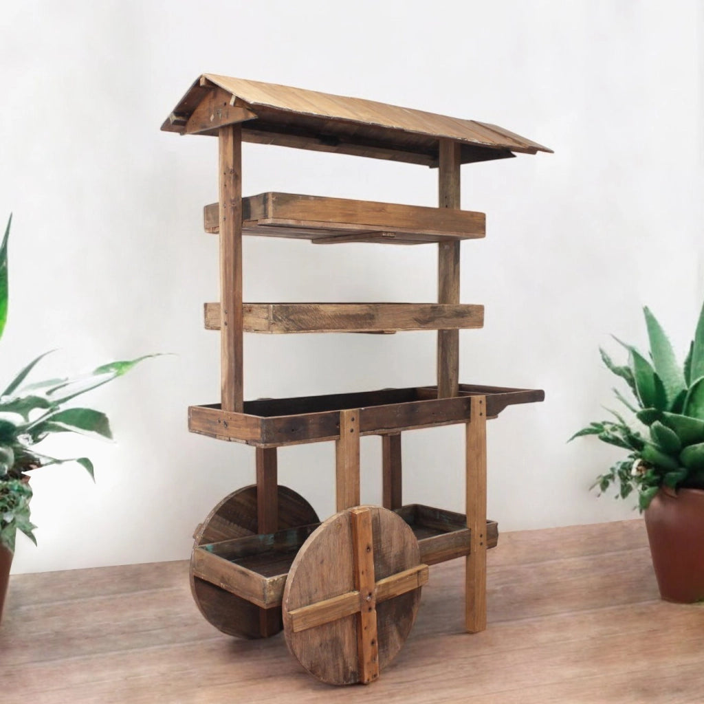 Fioriera in legno decorativa - ALCYONIA