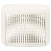 Tavolo da Giardino Bianco 53x53x40 cm in Plastica 315856