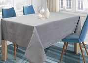 Tovaglia Per Salotto Cucina In Miros Misto Cotone Made In Italy Millerighe RP - 140x240 - Grigio