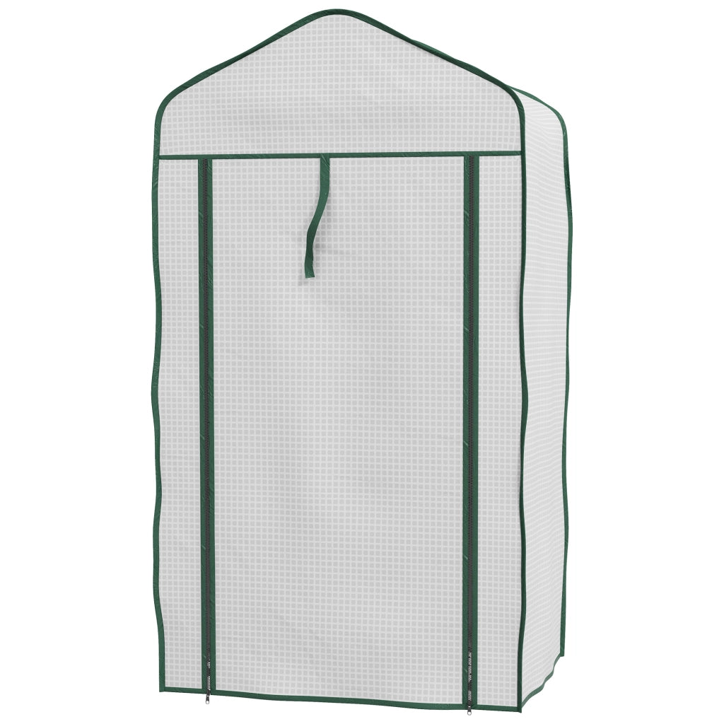 Serra da Giardino 3 Ripiani ¨C zephmum ¨C Verde 59x39x127 cm