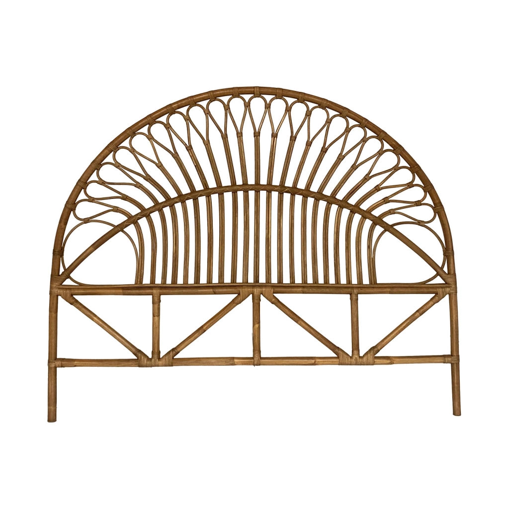 Testata in rattan scuro