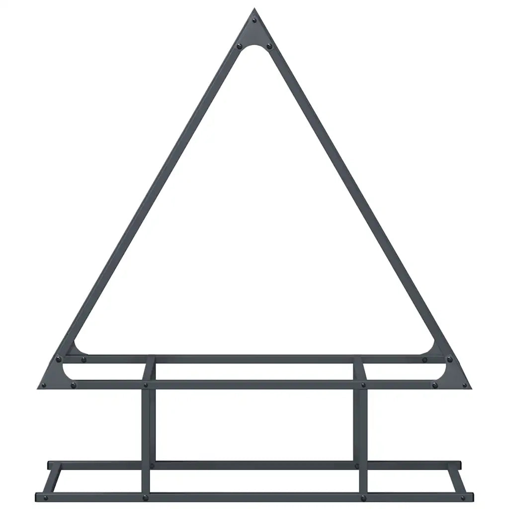Rastrelliera per Legna da Ardere Antracite 80x25x90 cm CFW6709926