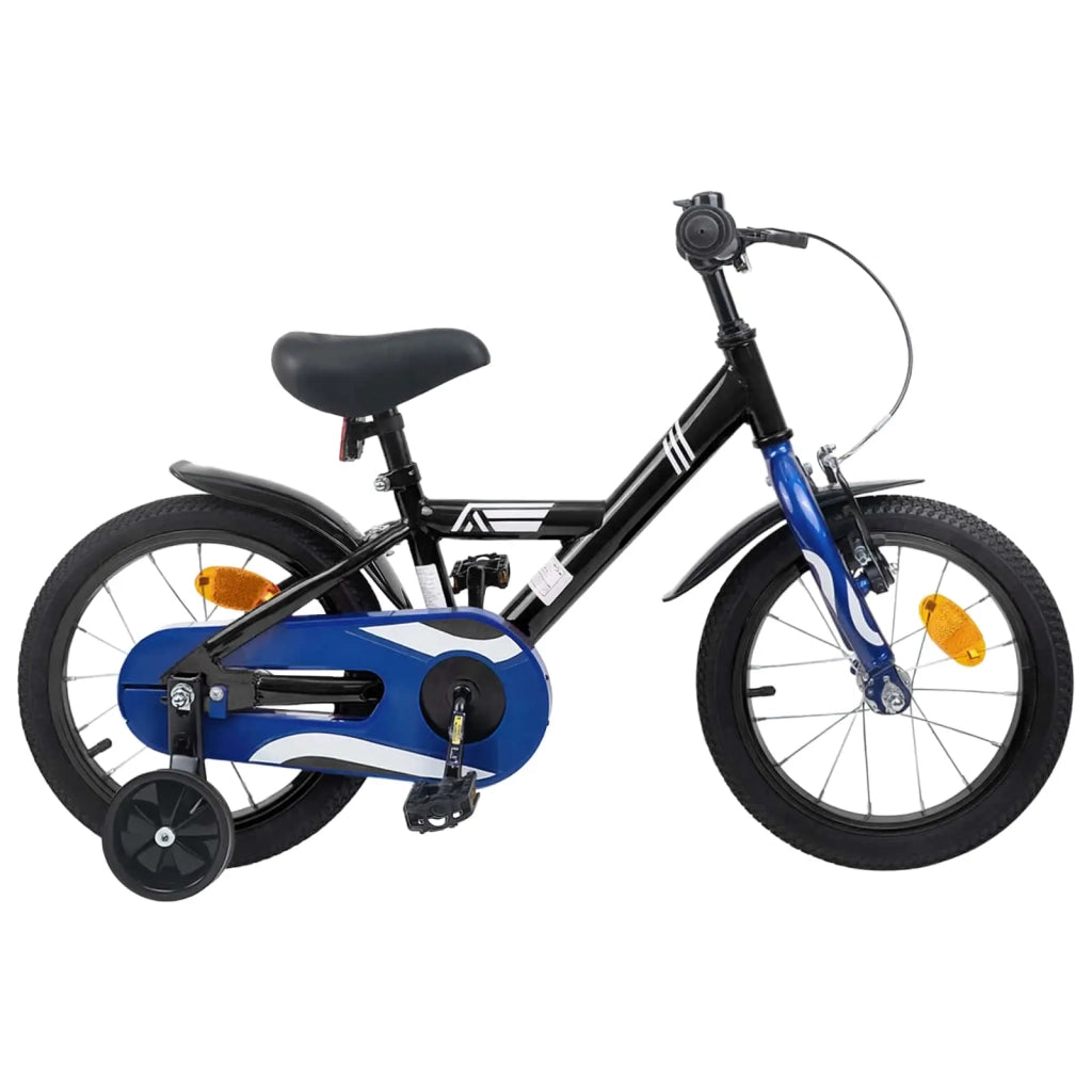 Bicicletta per Bambini 12 Pollici per bambini di 2-4 anni Nero 42009627