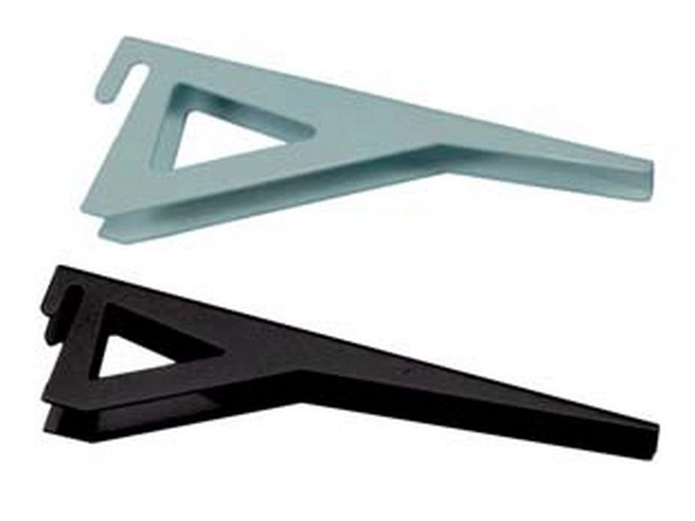 10pz mensole reggipiano per cremagliera - mm.220 bianco portata kg.40 cod:ferx.fer88121