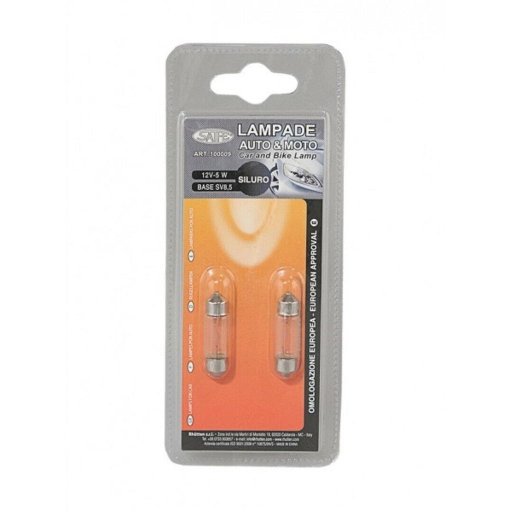 Lampada 12 V 5 Siluro Set 5 Pezzi - Rhutten