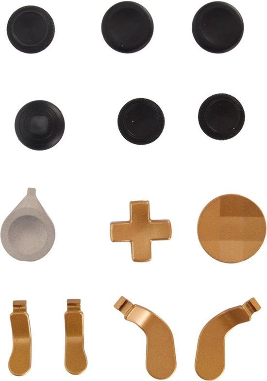 Kit di sostituzione per controller Core Model 1797 - Pulsanti sensibili programmabili - Con retrostante metallico - Accessori per gaming