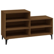 Scarpiera mobile contenitore per scarpe mobile per ingresso/corridoio/soggiorno 102 x 36 x 60 cm legno ingegnerizzato marrone 02_0021611