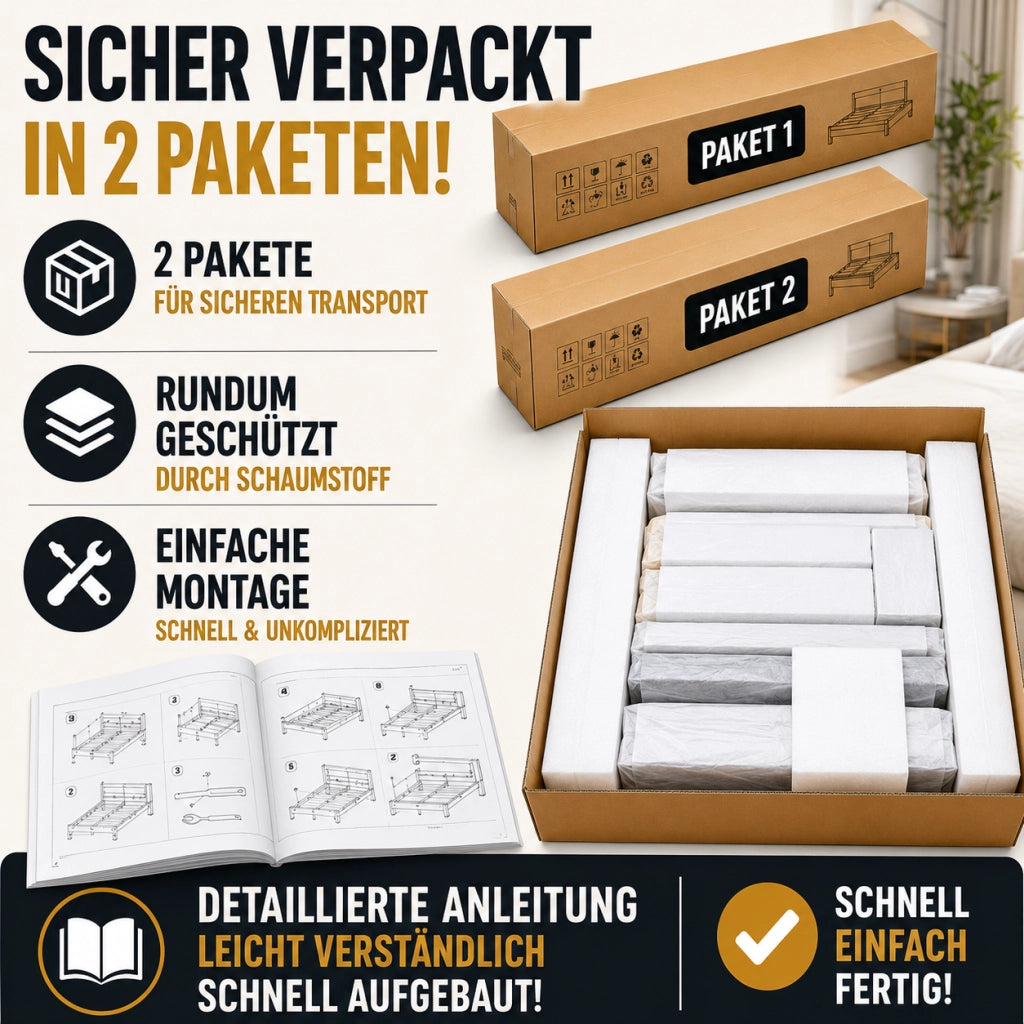 letto imbottito pu grigio 90 x 190 cm