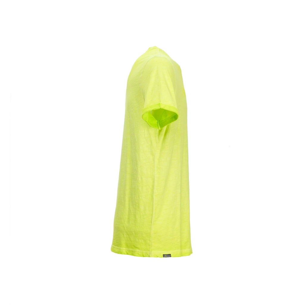 T-SHIRT FLUO MANICA CORTA- - tg.M - yellow - 100% cotone - 3 pezzi U-POWER