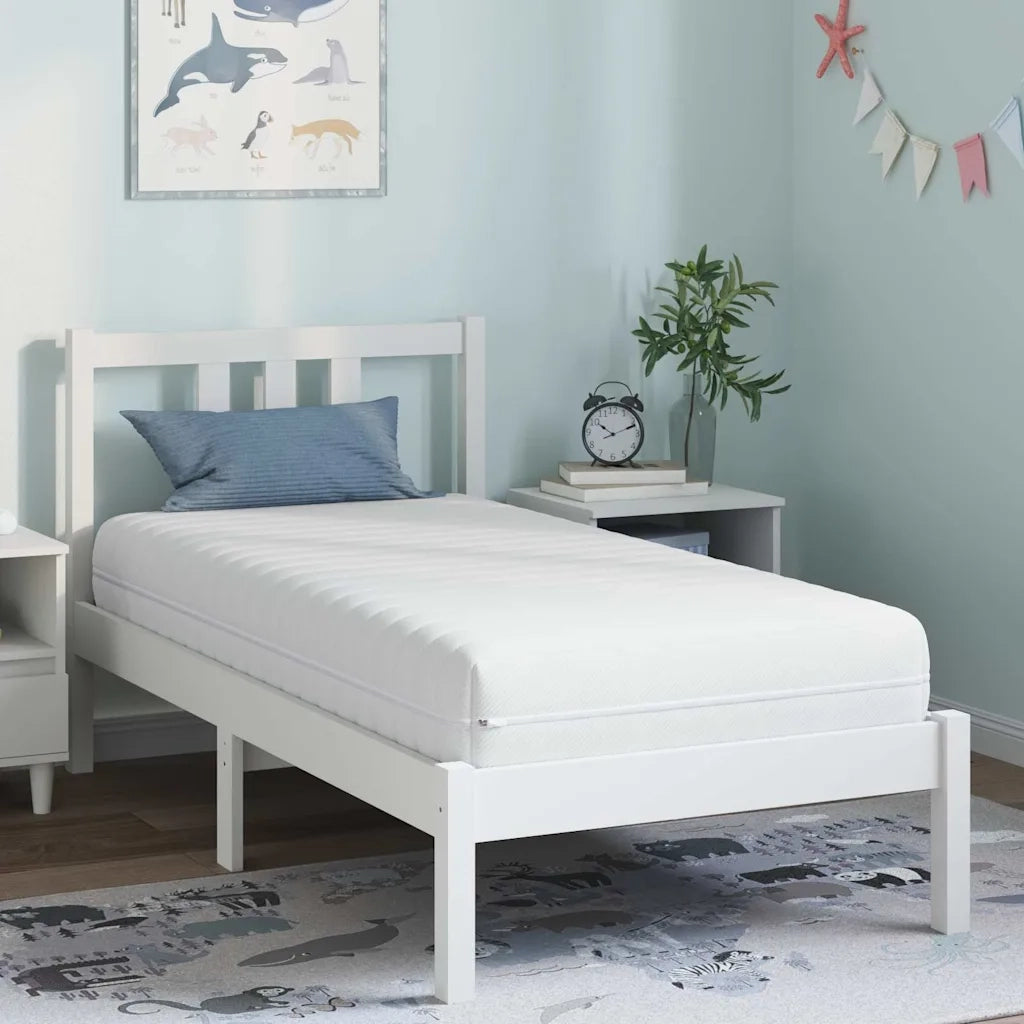 Materasso Bianco 80 x 160 cm Molle Insacchettate