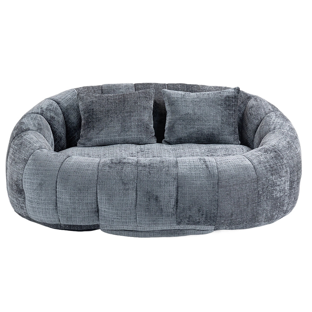 Pouf - Xylo - Chenile grigio interno/esterno