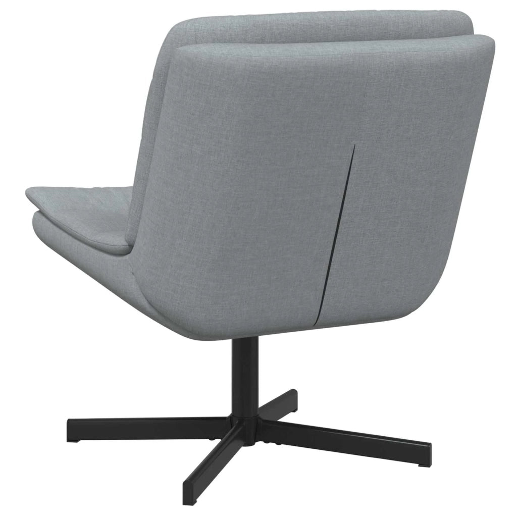Sedia girevole Grigio chiaro 63 x 75 x 76 cm Tessuto 42007350