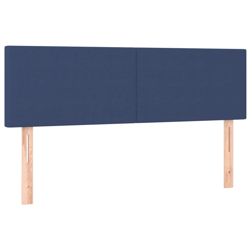 Testiera Blu 144x5x78/88 cm in Tessuto 345790