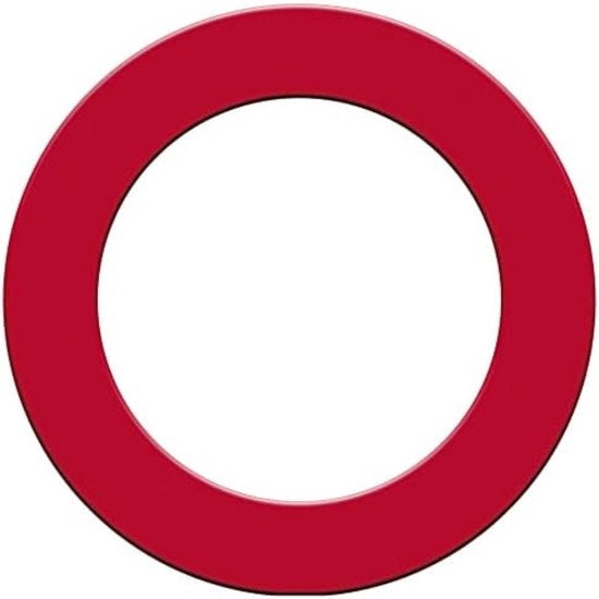 Cerchio di bordo per il dartboard - Rosso - 1 pezzo