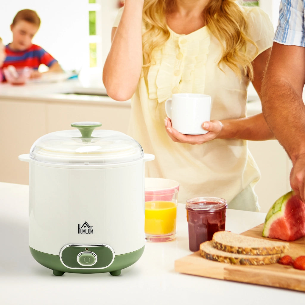 Macchina per Yogurt con Filtro ¨C Minimal ¨C 1.5L 19.5x17.5x21.4 cm Bianco