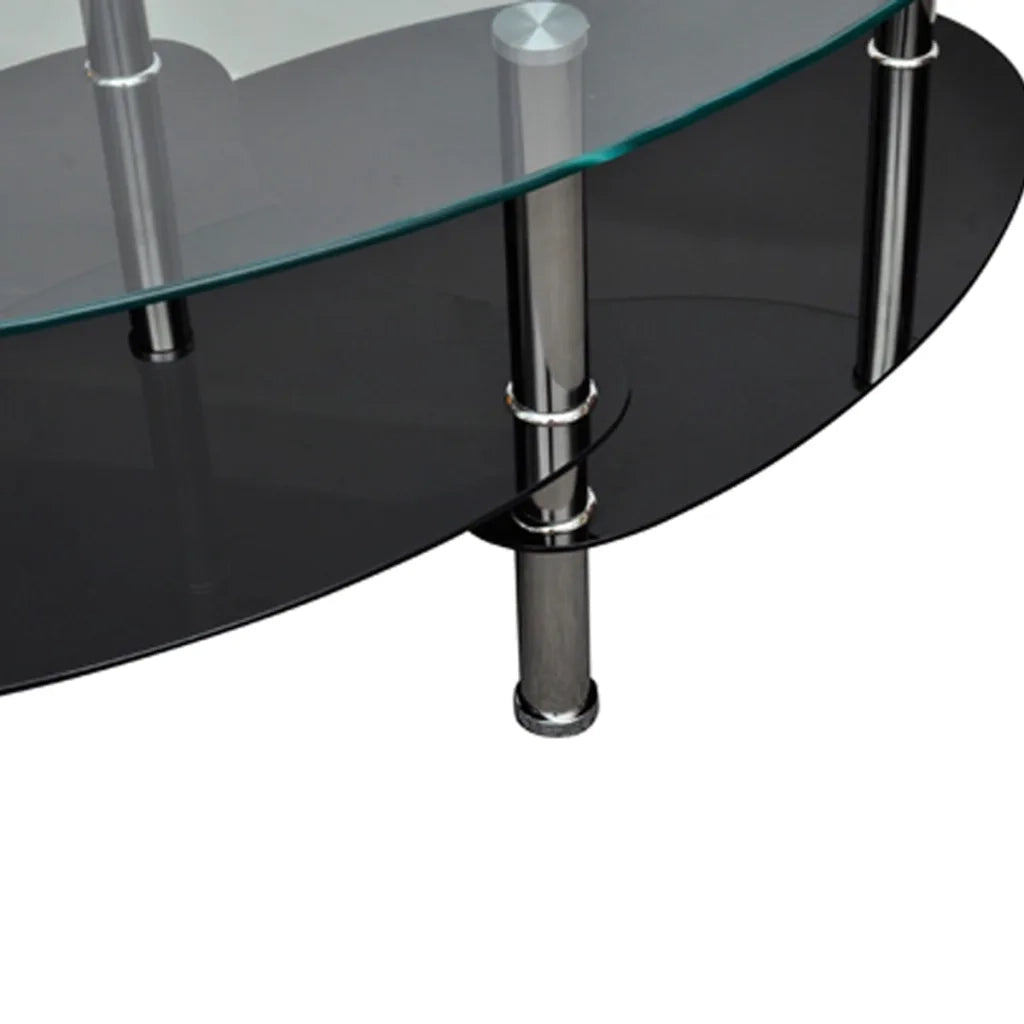 Tavolino da Salotto con Design Esclusivo Nero 240509