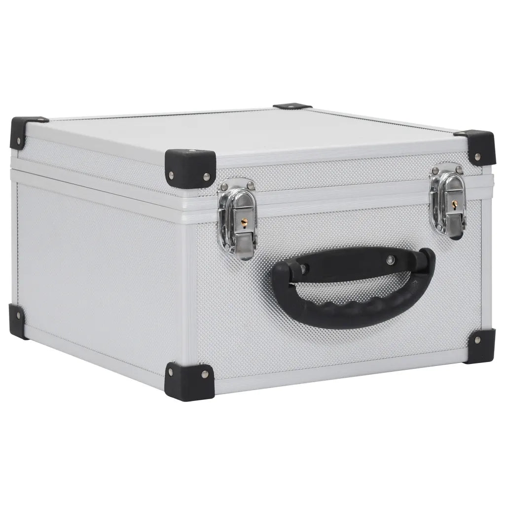 Custodia CD per 40 CD in Alluminio ABS Argento 91858