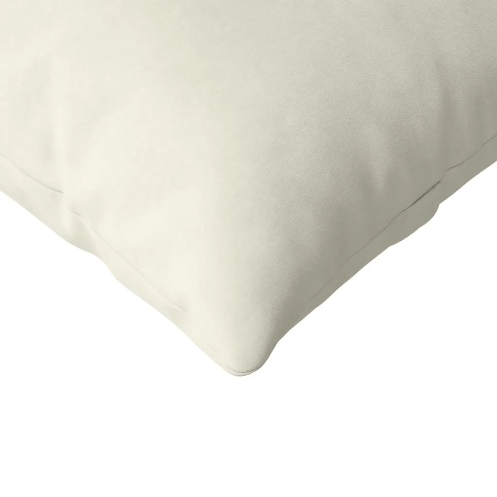 Cuscini da Divano 2 pcs Crema 200 x 40 cm Tessuto in Cords 42013894