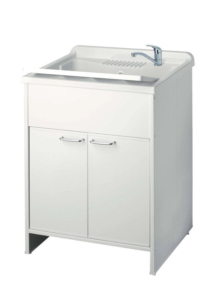 Mobile Lavatoio in PVC 60x50x85cm 2 Ante Forlani Honest Bianco
