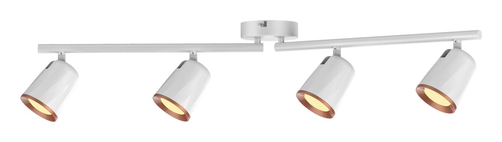 Plafoniera LED Rabalux Solange 24W bianca 4 faretti