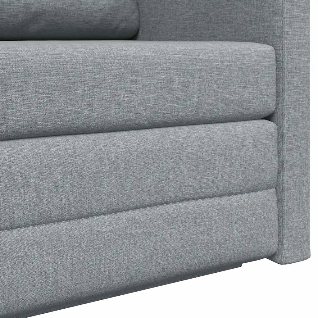 Divano letto | Sof¨¤ letto | Letto singolo 110cm Grigio chiaro Tessuto