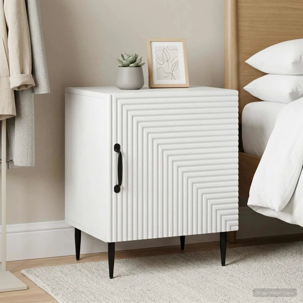 Armadio da Notte 2 pcs Bianco 43 x 34,5 x 50 cm 894796