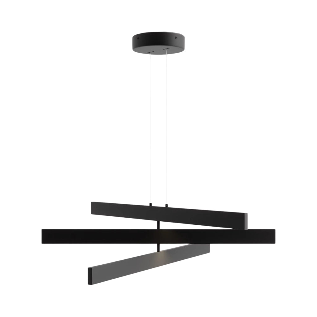 Lampada a sospensione LED Maytoni Origami Ø80 nera