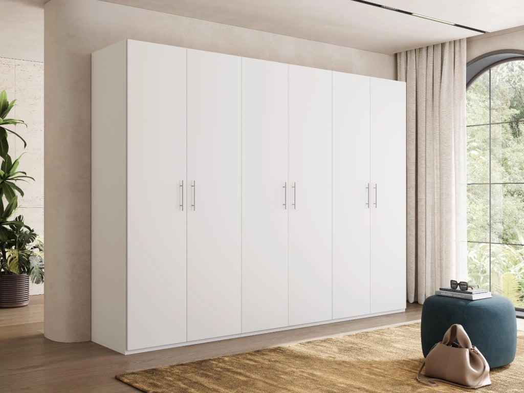 ARMADIO 6 ANTE BATTENTI SWIFT BIANCO H.202 AR6