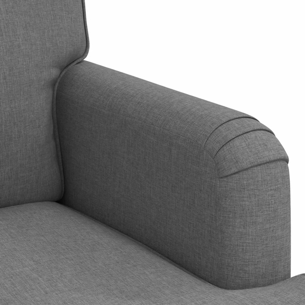 Divano Grigio scuro 142 x 80 x 85 cm Tessuto