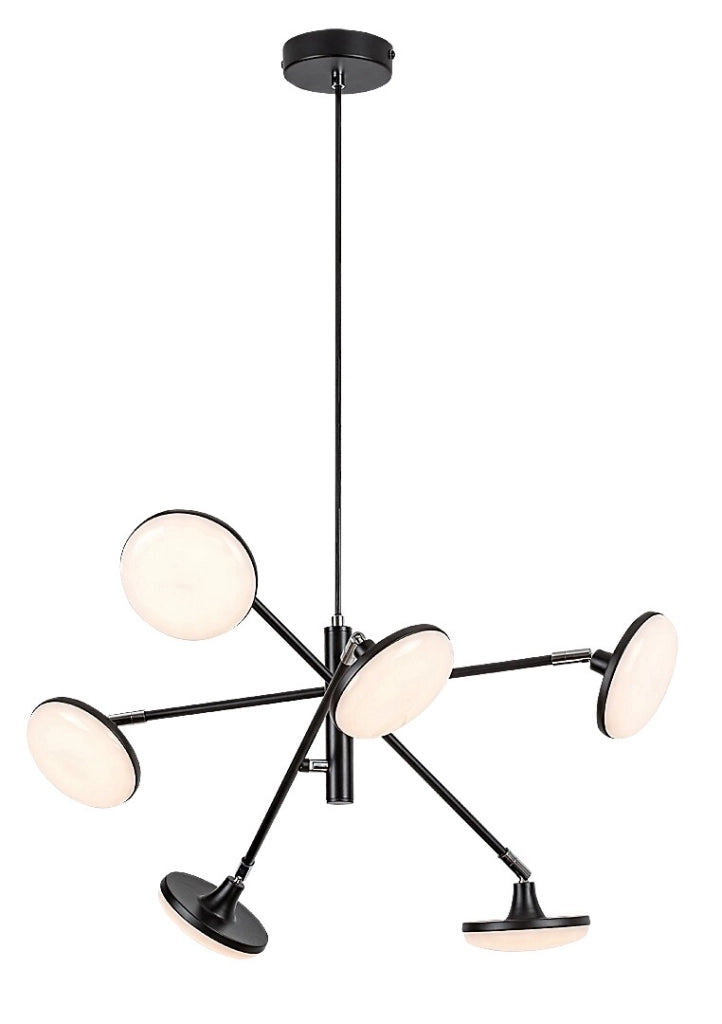 Lampada a sospensione LED Madi Rabalux 24W nera Ø60