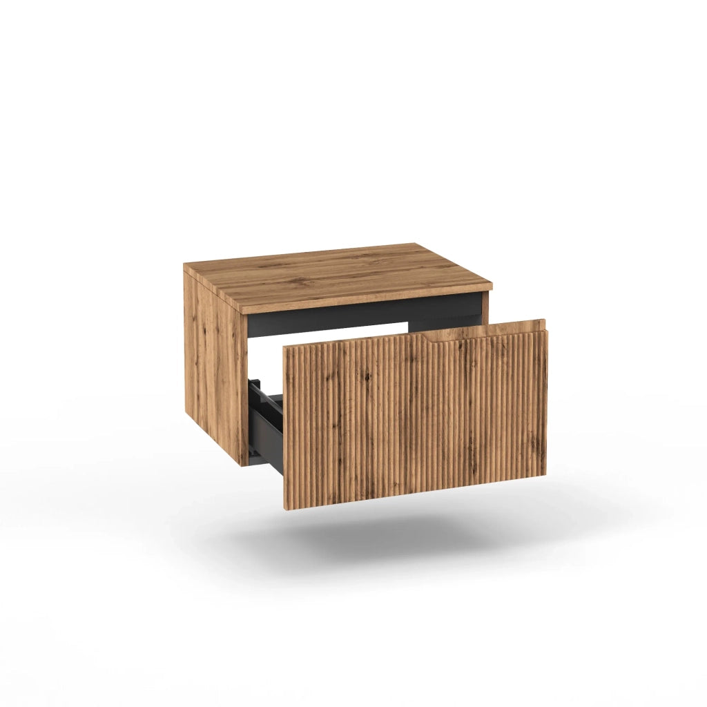 Base con top 1 cestone VENERE quercia
