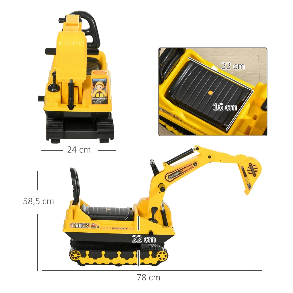 Trattore Giocattolo per Bambini ¨C Minimal ¨C Giallo