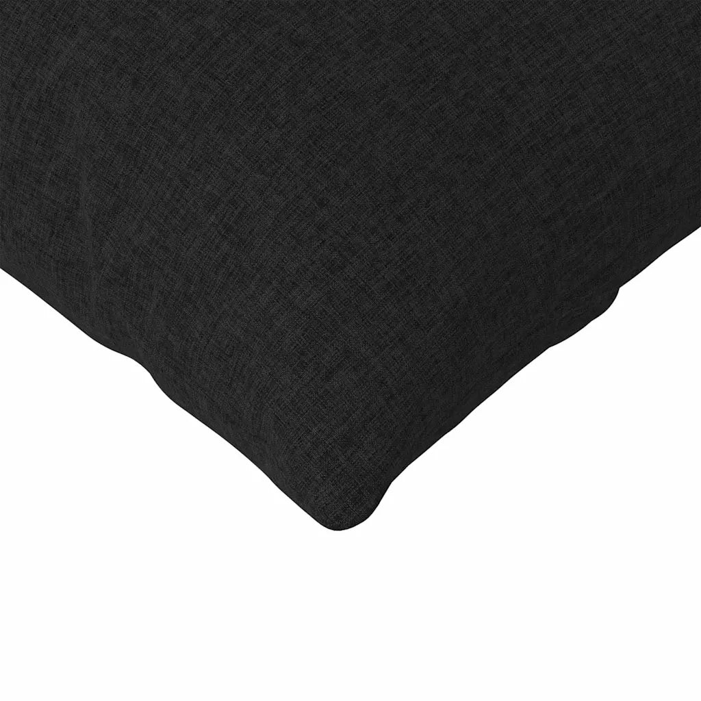 Cuscini da Divano 2 pcs Nero 200 x 40 cm Tessuto 42013870