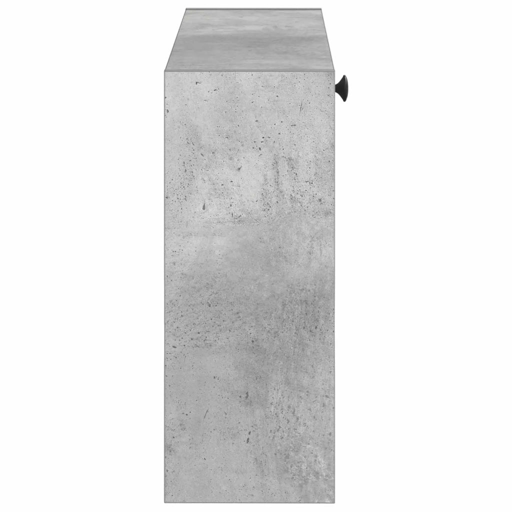 Mobiletto per Scarpe da Muro EDE 71 x 17 x 43 cm Grigio Cemento 895968